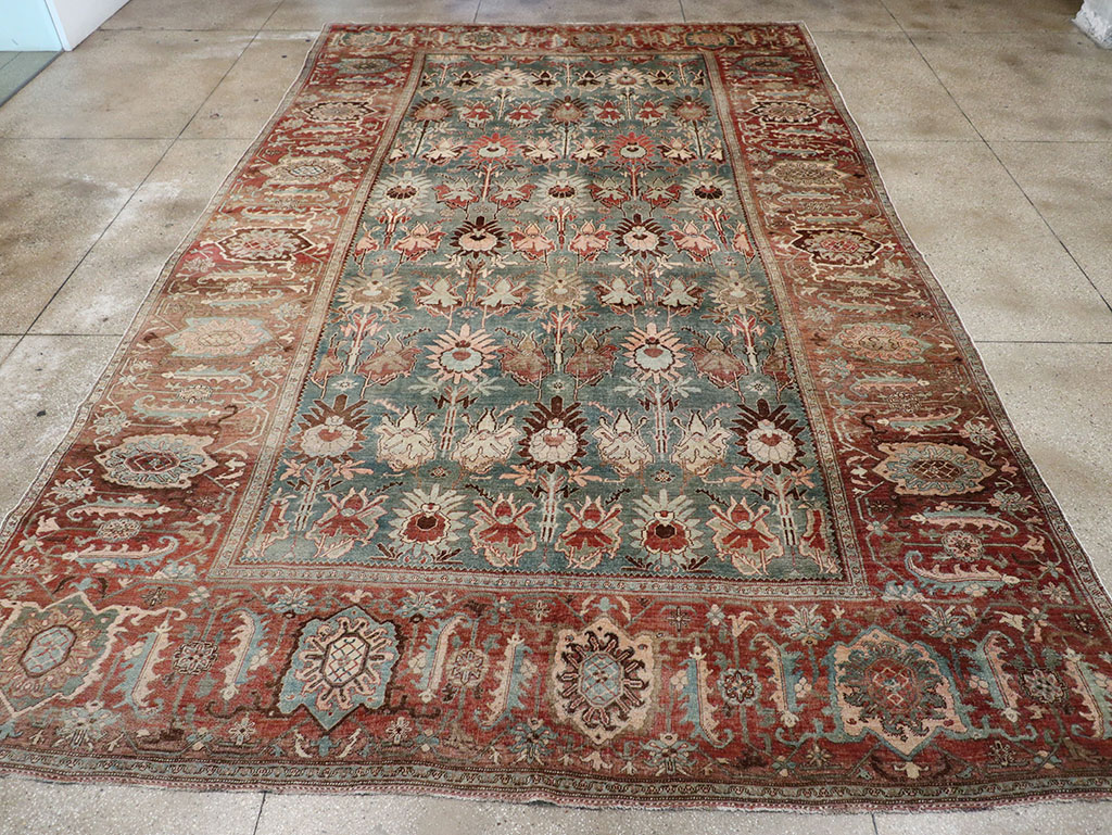 Antique Persian Bidjar Carpet, No.27571 - Staging