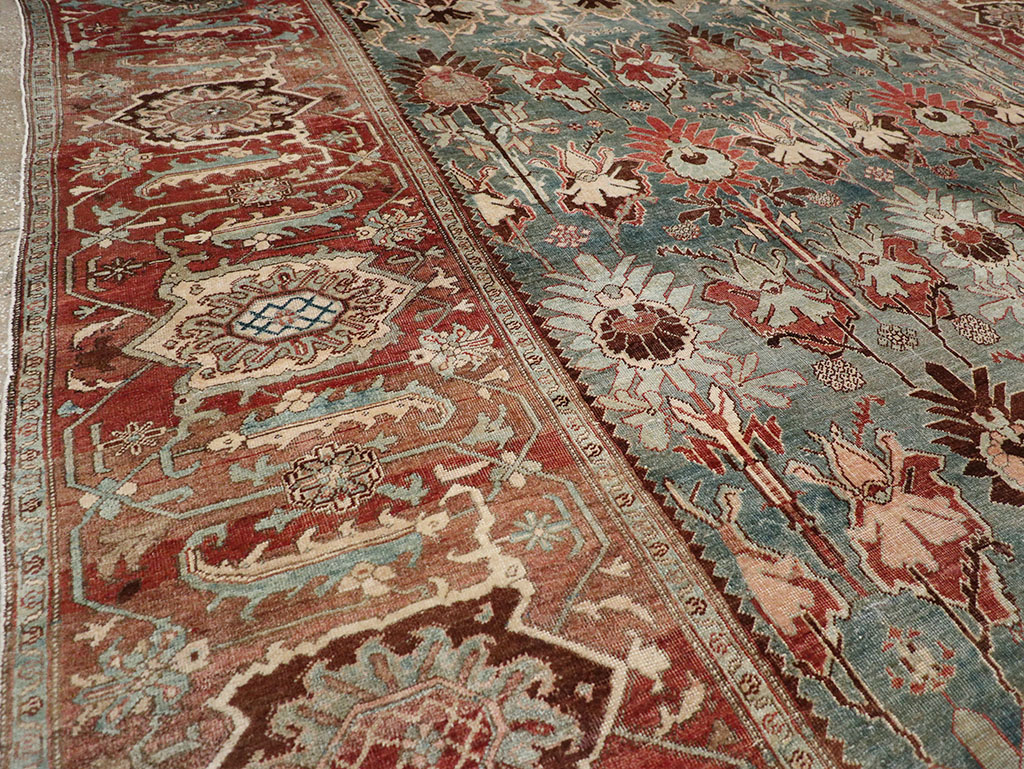 Antique Persian Bidjar Carpet, No.27571 - Staging