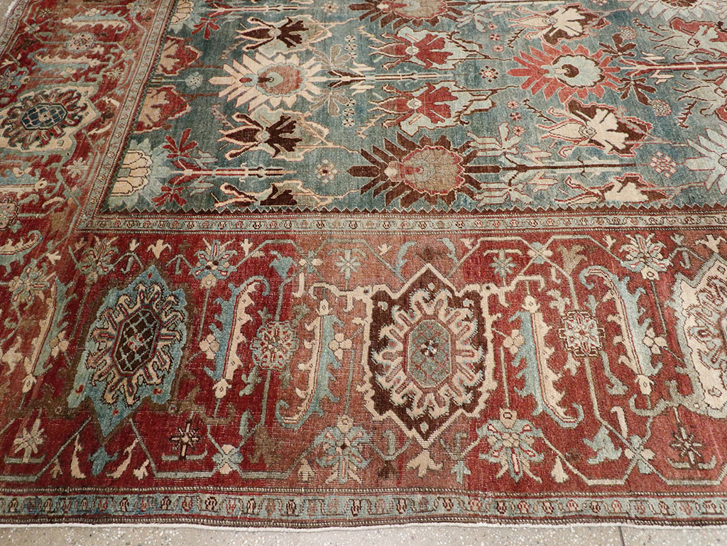 Antique Persian Bidjar Carpet, No.27571 - Staging
