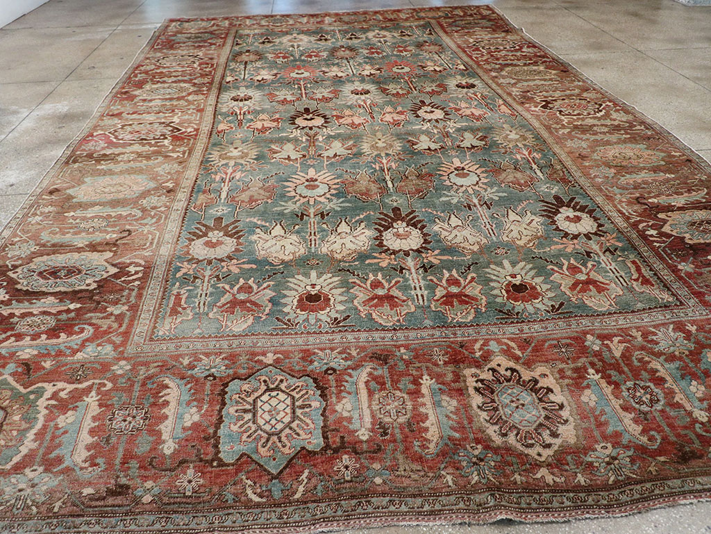 Antique Persian Bidjar Carpet, No.27571 - Staging