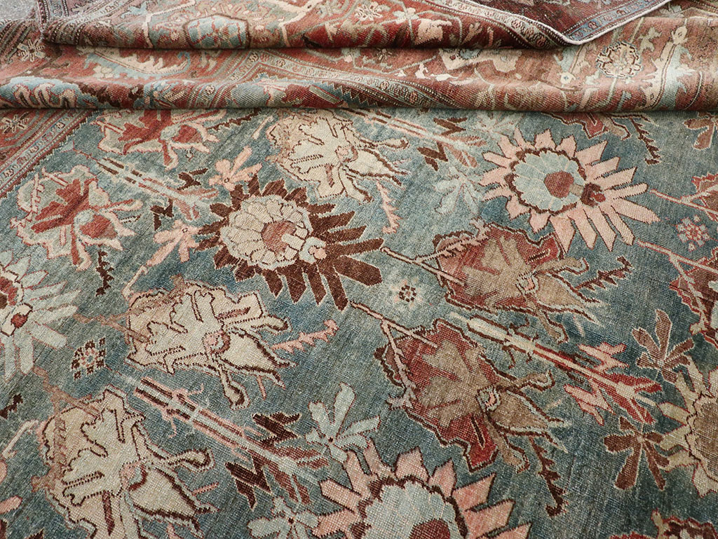 Antique Persian Bidjar Carpet, No.27571 - Staging