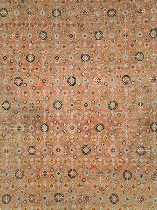 Antique East Turkestan Khotan Gallery Carpet, No.27573 - Staging