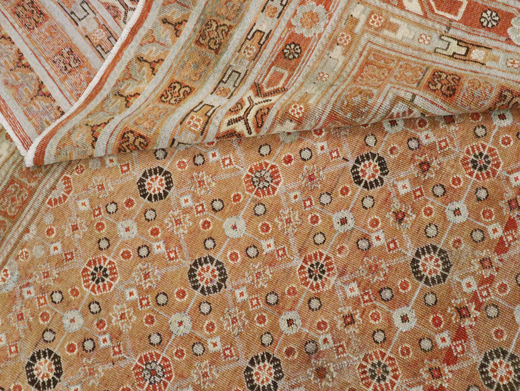 Antique East Turkestan Khotan Gallery Carpet, No.27573 - Staging