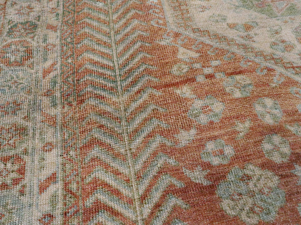 Vintage Persian Malayer Rug, No.27586 - Staging