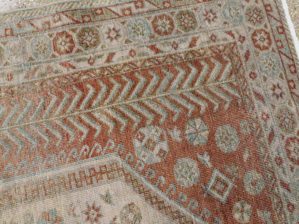 Vintage Persian Malayer Rug, No.27586 - Staging