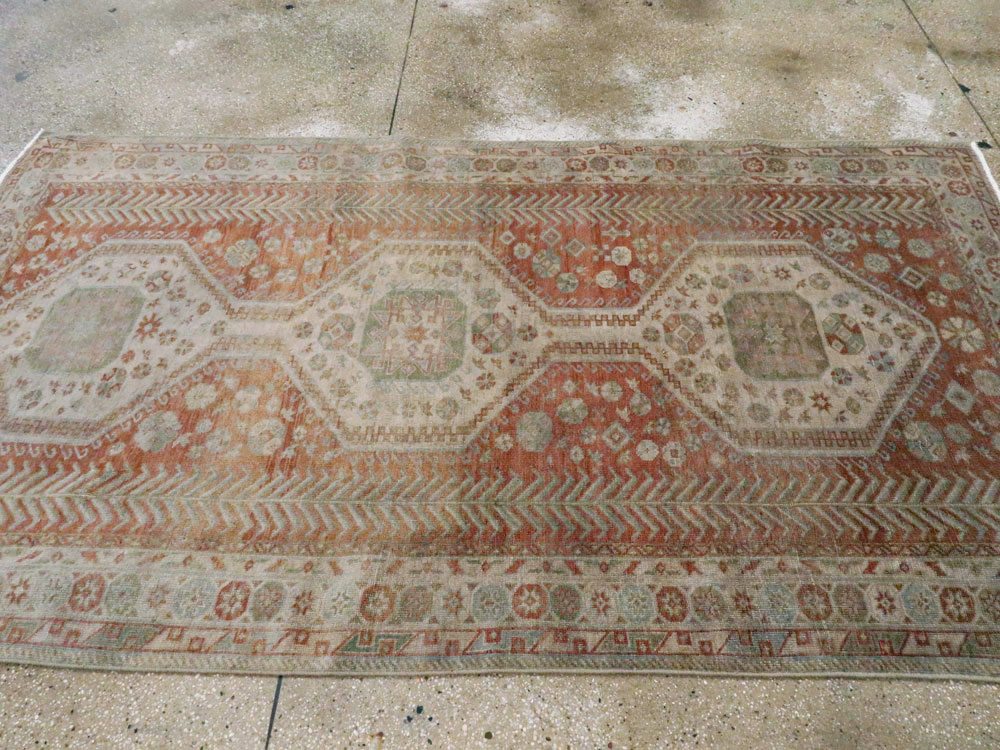 Vintage Persian Malayer Rug, No.27586 - Staging
