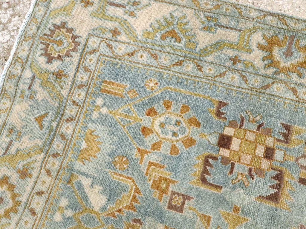 Vintage Persian Malayer Accent Rug, No.27587 - Staging