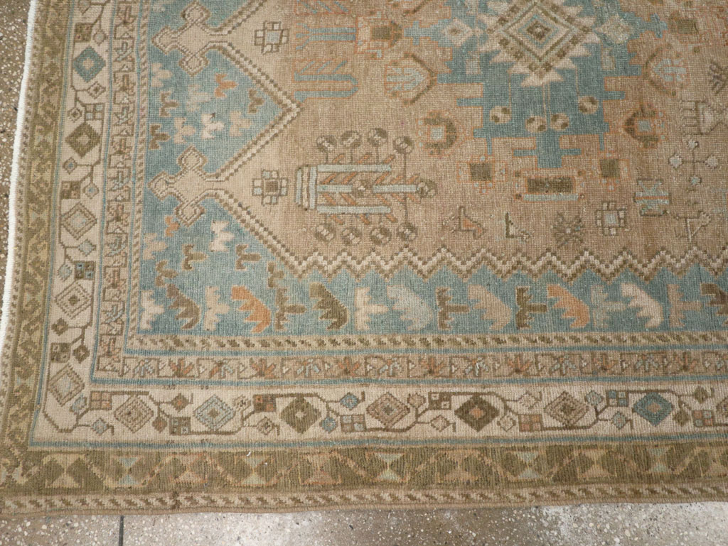 Vintage Persian Afshar Rug, No.27589 - Staging