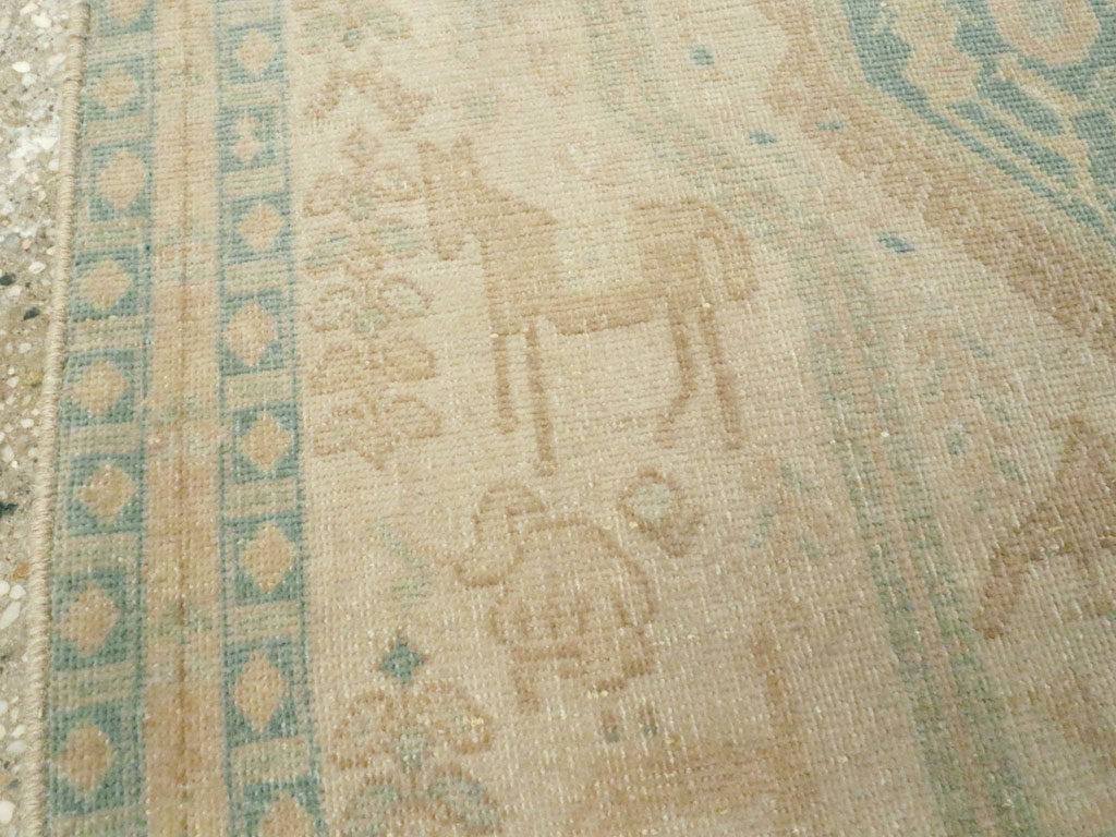 Vintage Persian Afshar Rug, No.27590 - Staging