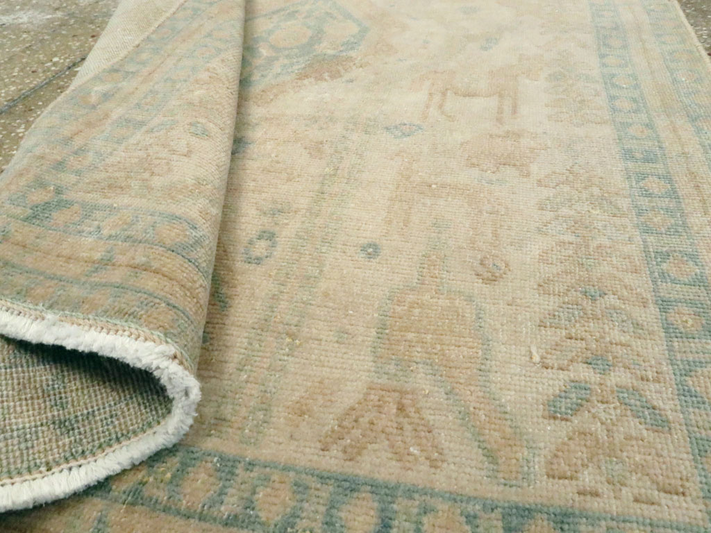 Vintage Persian Afshar Rug, No.27590 - Staging