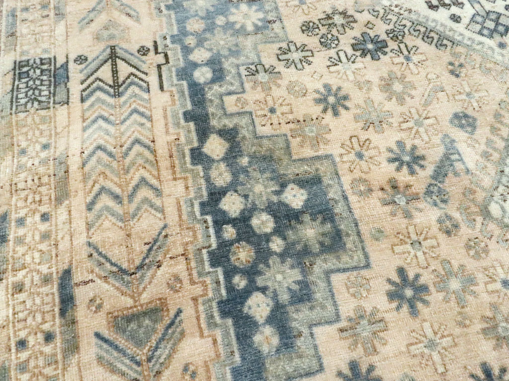 Vintage Persian Afshar Rug, No.27592 - Staging