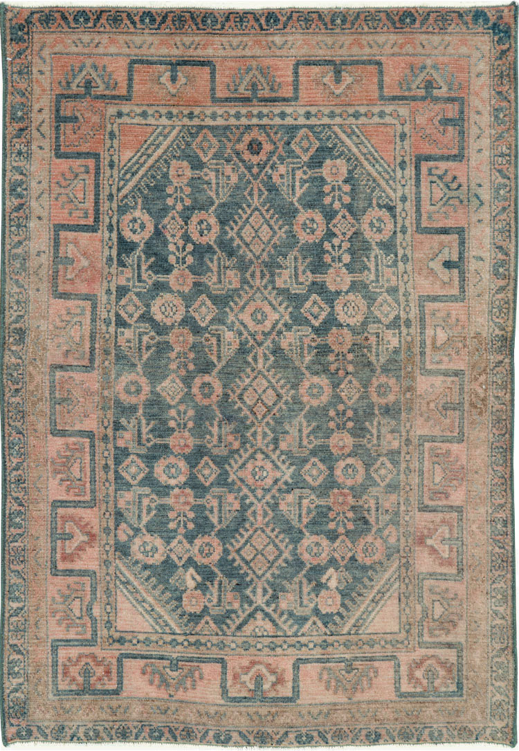 Vintage Persian Malayer Rug, No.27593 - Staging
