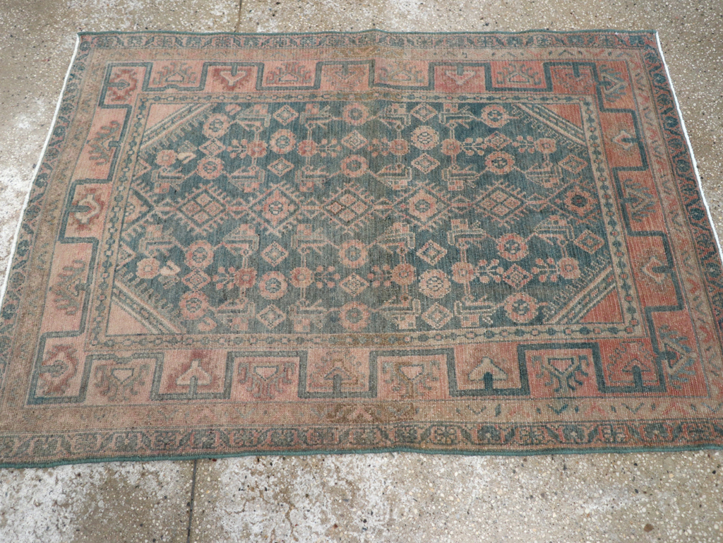 Vintage Persian Malayer Rug, No.27593 - Staging