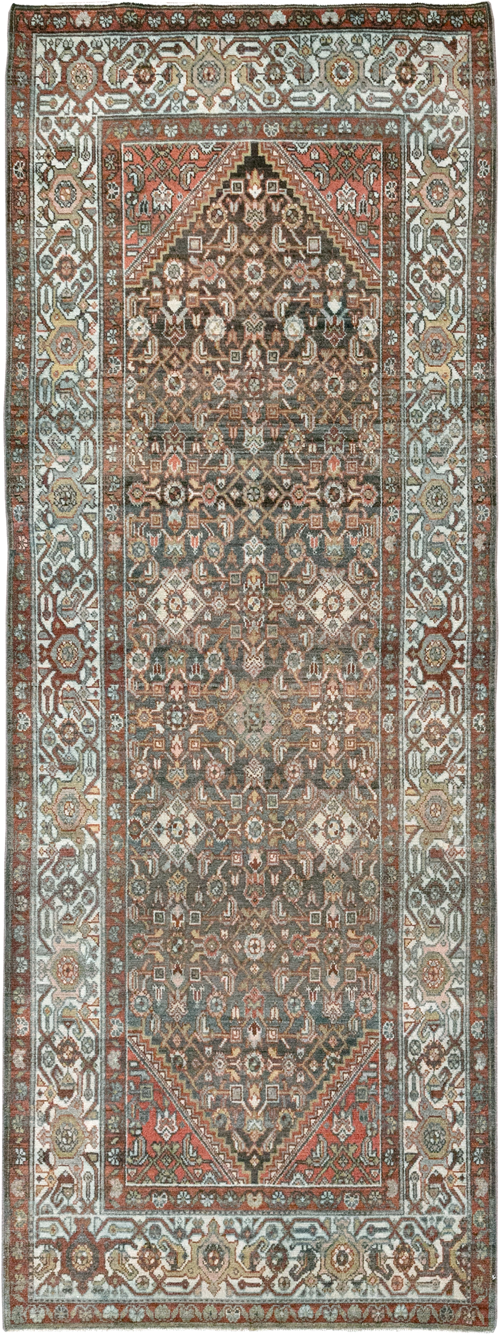 Antique Persian Malayer Rug, No.27594 - Staging