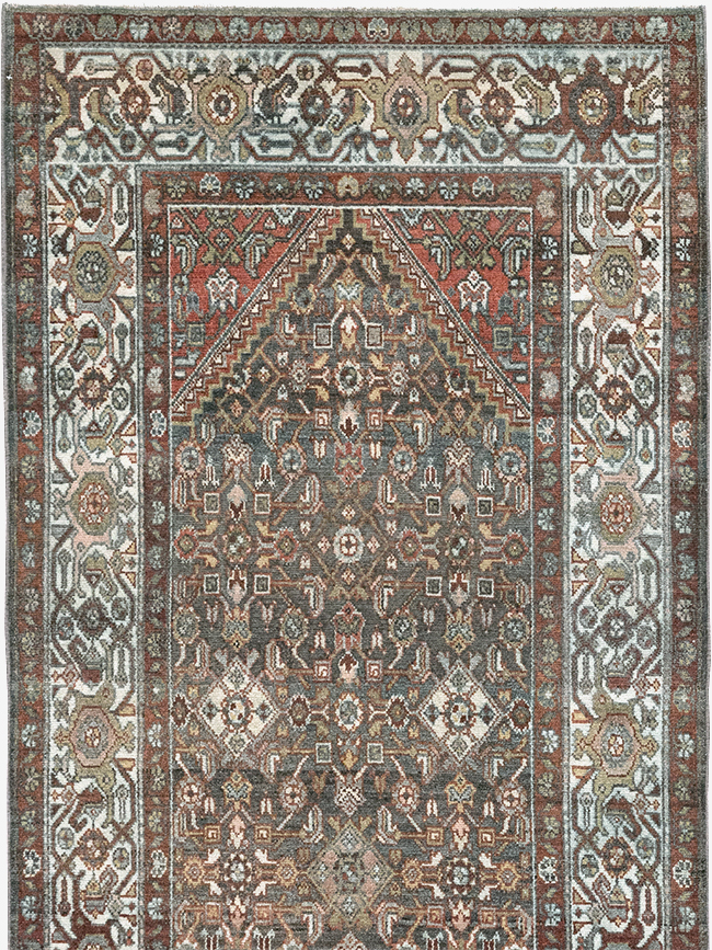 Antique Persian Malayer Rug, No.27594 - Staging
