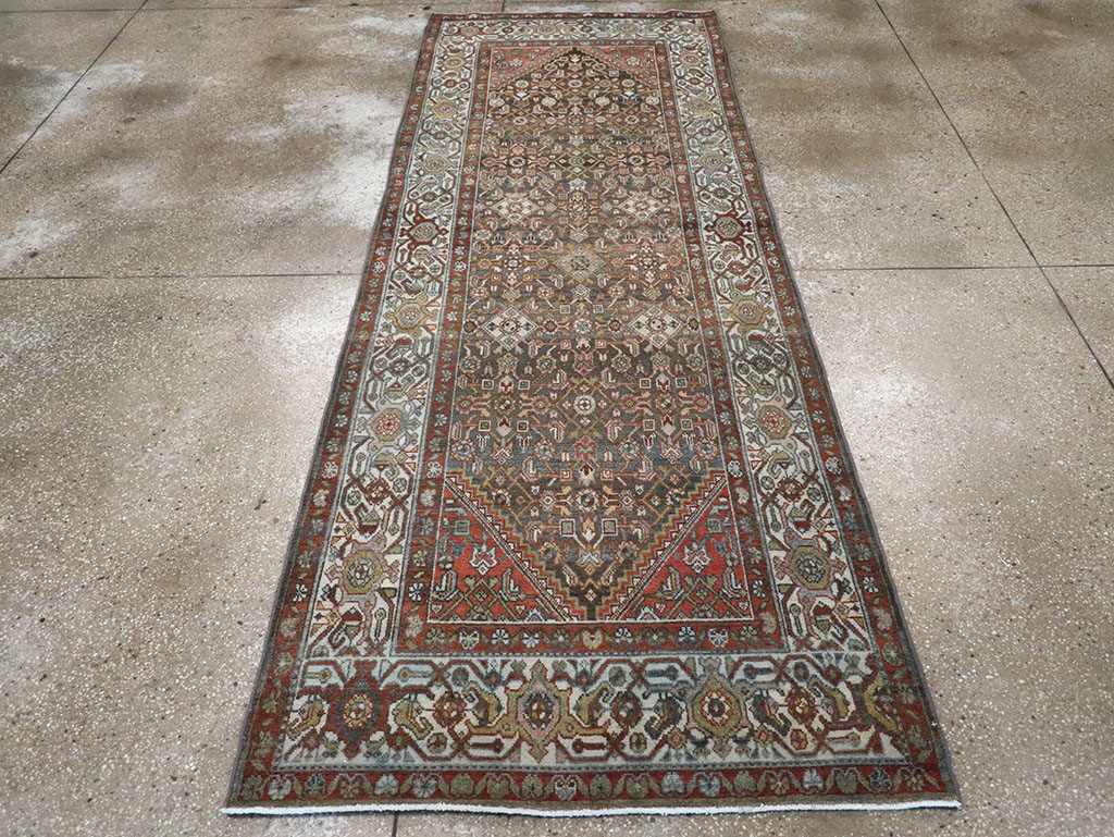 Antique Persian Malayer Rug, No.27594 - Staging