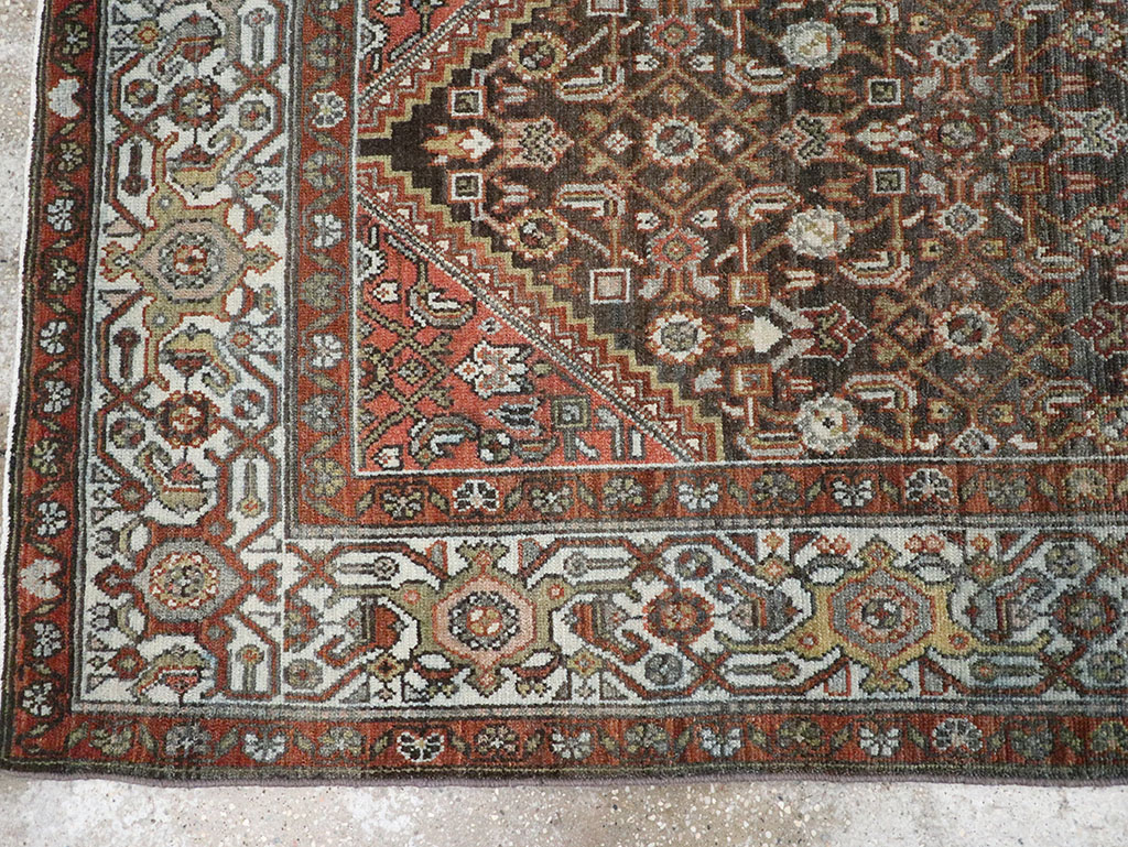 Antique Persian Malayer Rug, No.27594 - Staging