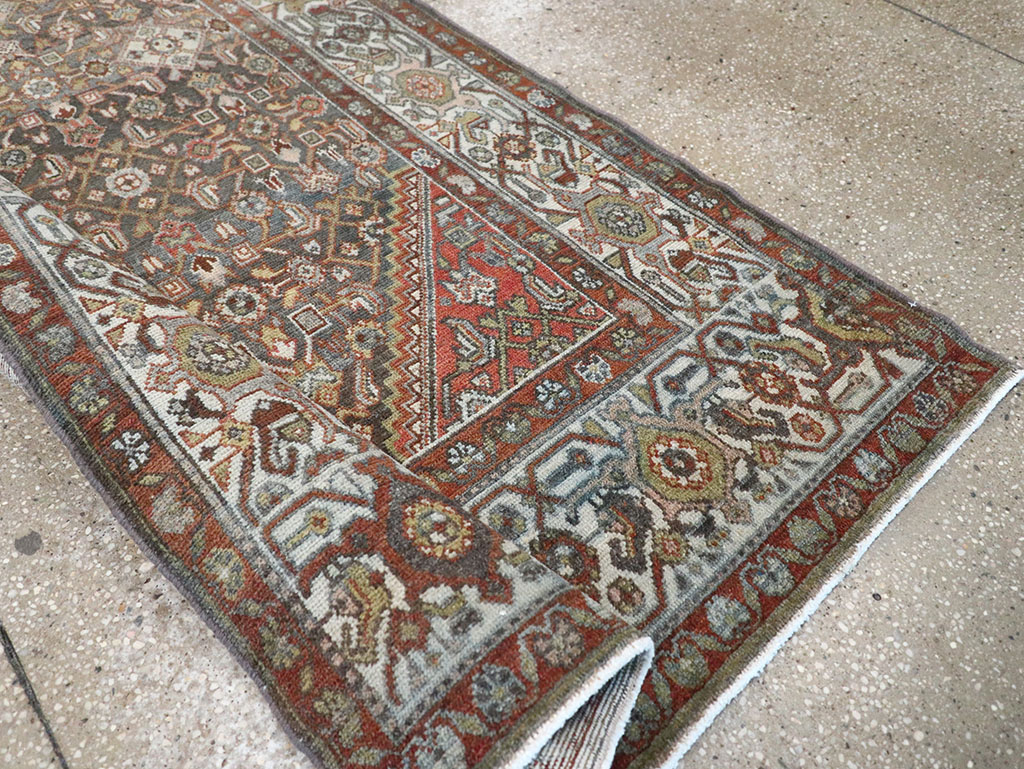 Antique Persian Malayer Rug, No.27594 - Staging