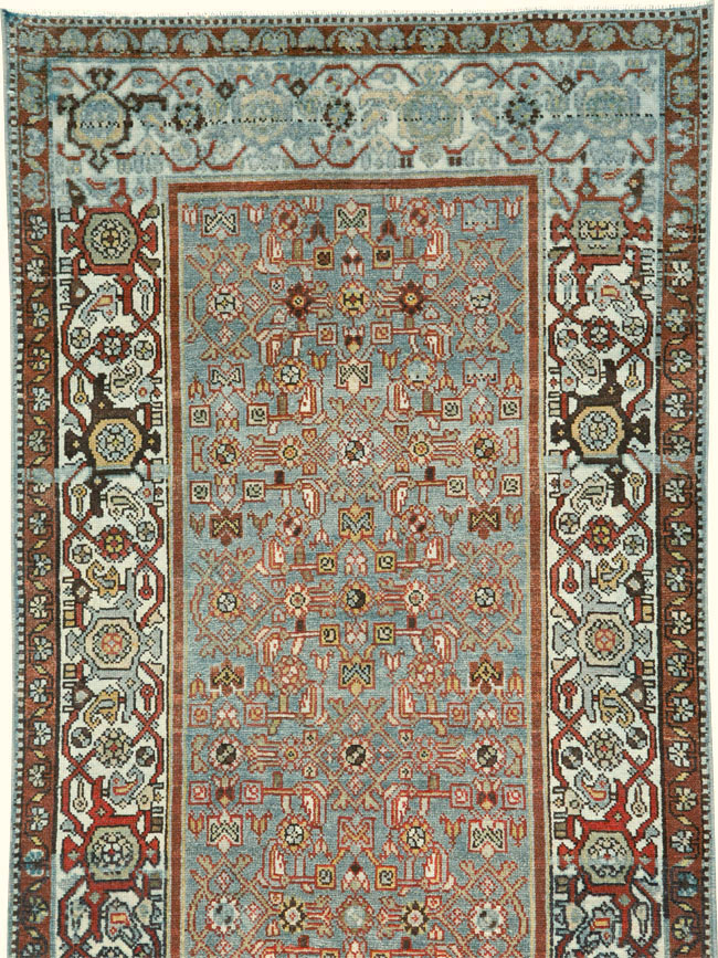 Vintage Persian Malayer Runner (Pair: 1 of 2), No.27596 - Staging