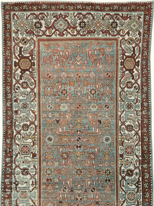 Vintage Persian Malayer Runner (Pair: 1 of 2), No.27596 - Staging