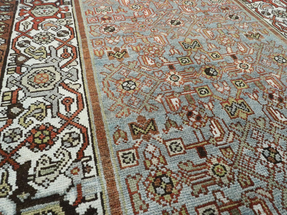 Vintage Persian Malayer Runner (Pair: 1 of 2), No.27596 - Staging