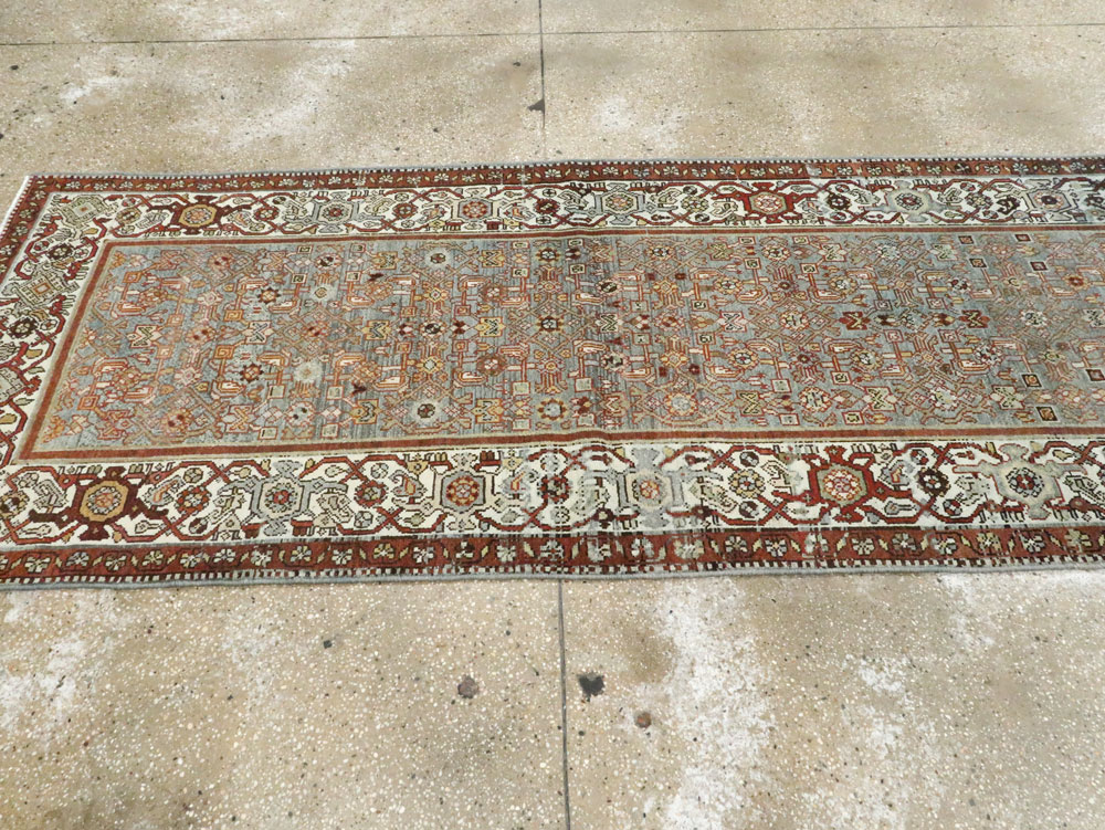 Vintage Persian Malayer Runner (Pair: 1 of 2), No.27596 - Staging