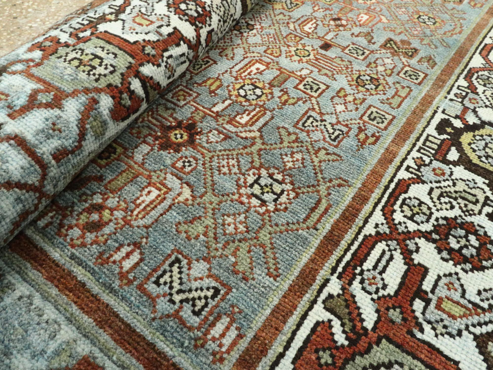 Vintage Persian Malayer Runner (Pair: 1 of 2), No.27596 - Staging