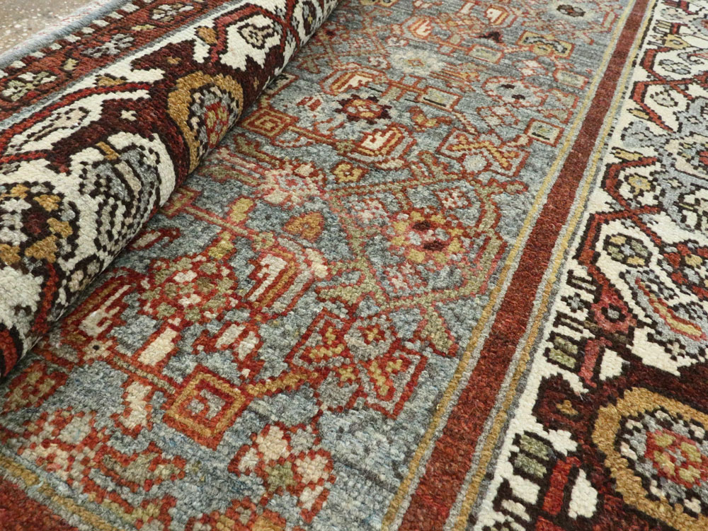 Vintage Persian Malayer Runner (Pair: 1 of 2), No.27596 - Staging