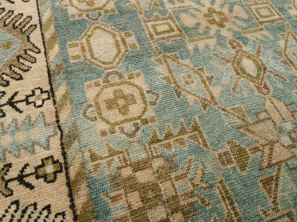 Vintage Persian Malayer Rug, No.27597 - Staging