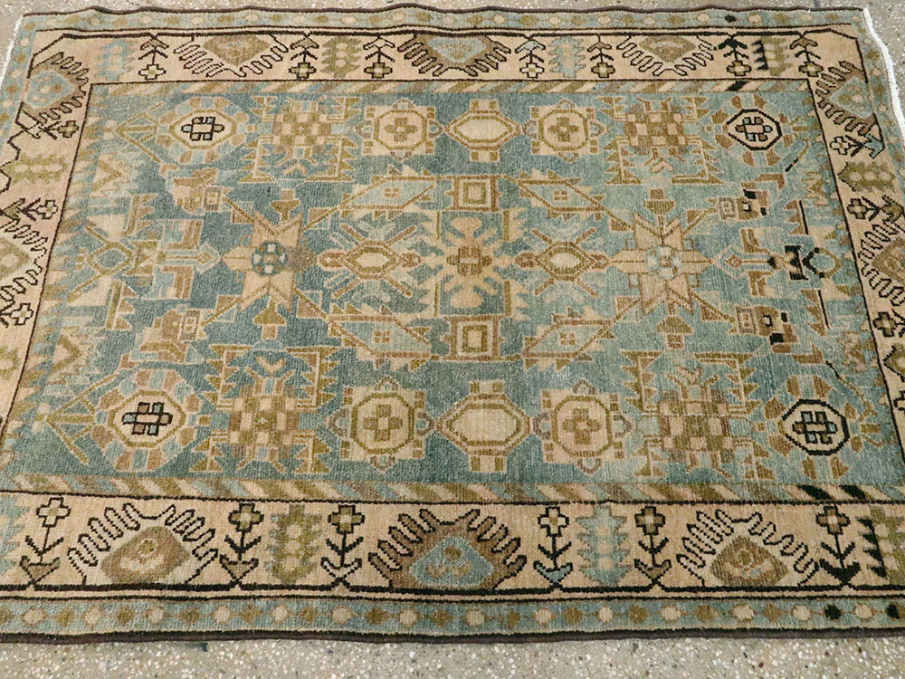 Vintage Persian Malayer Rug, No.27597 - Staging
