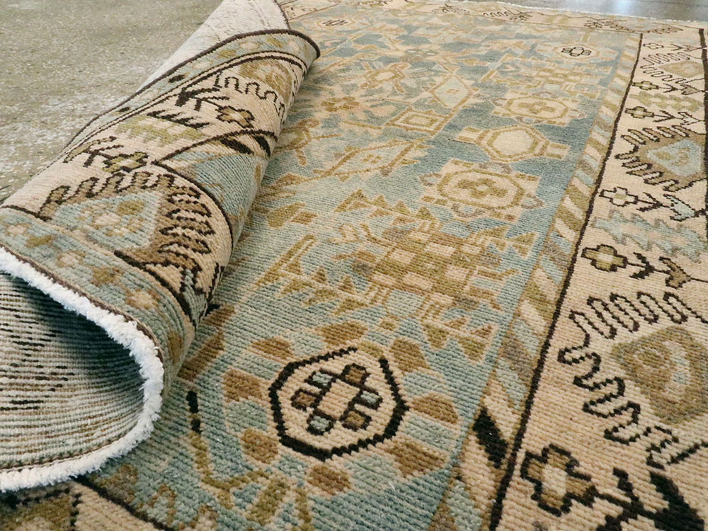 Vintage Persian Malayer Rug, No.27597 - Staging