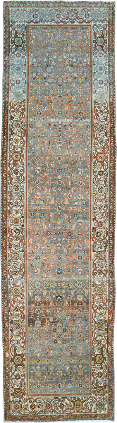 Vintage Persian Malayer Runner (Pair: 2 of 2), No.27599 - Staging