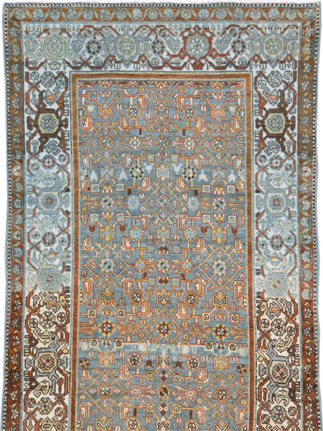 Vintage Persian Malayer Runner (Pair: 2 of 2), No.27599 - Staging