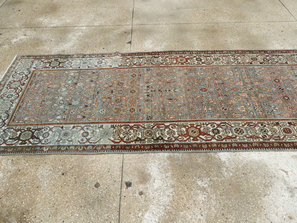 Vintage Persian Malayer Runner (Pair: 2 of 2), No.27599 - Staging