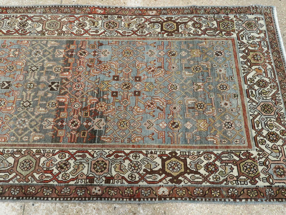 Vintage Persian Malayer Runner (Pair: 2 of 2), No.27599 - Staging