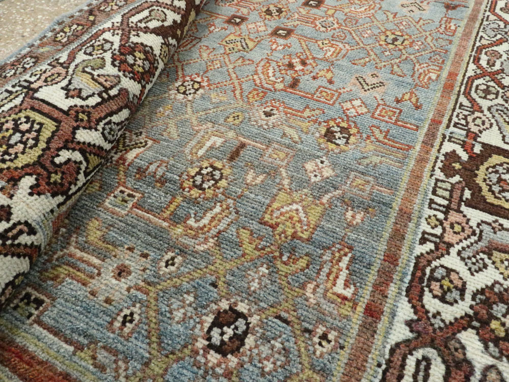 Vintage Persian Malayer Runner (Pair: 2 of 2), No.27599 - Staging