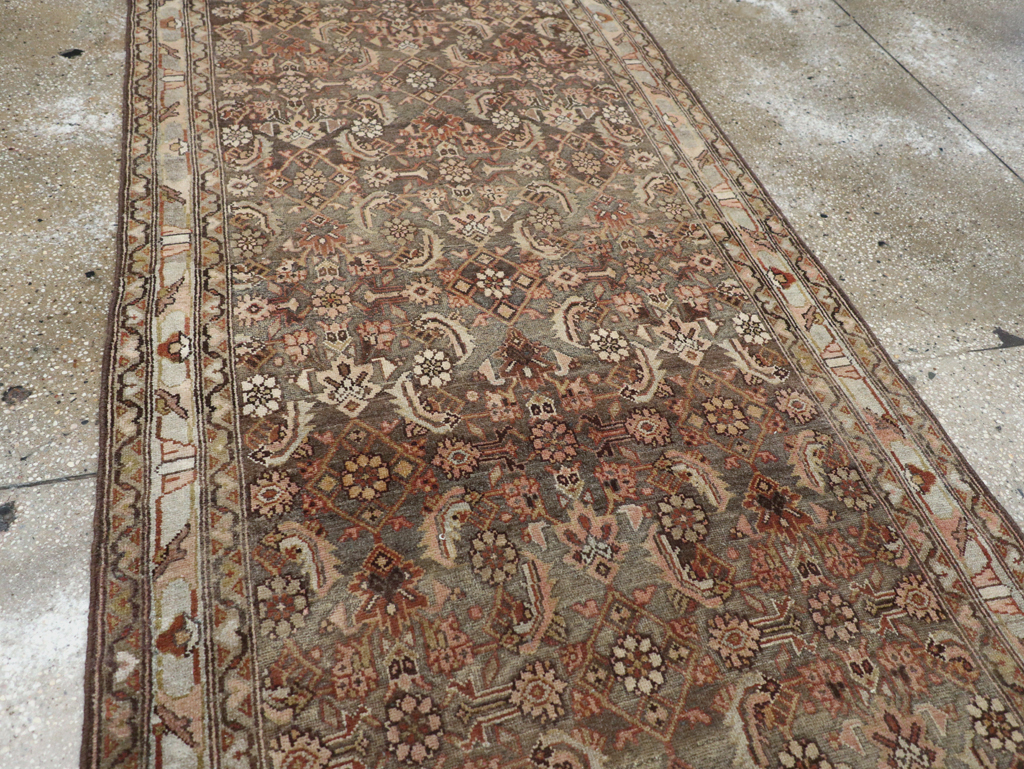 Antique Persian Malayer Runner, No.27601 - Staging