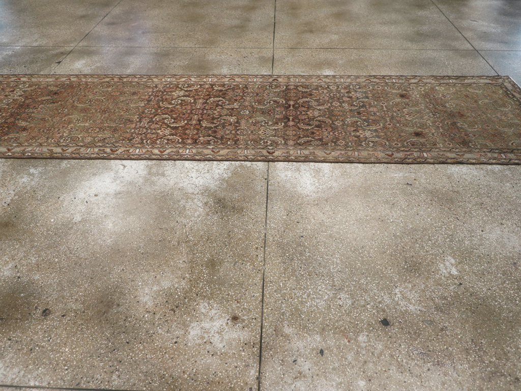 Antique Persian Malayer Runner, No.27601 - Staging