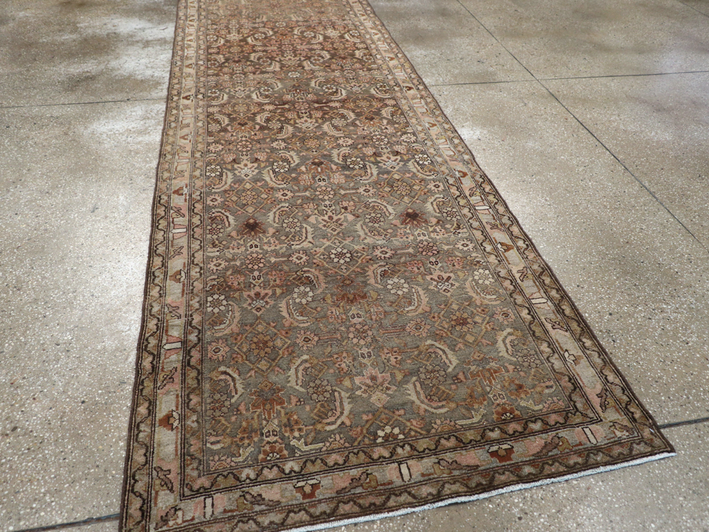 Antique Persian Malayer Runner, No.27601 - Staging