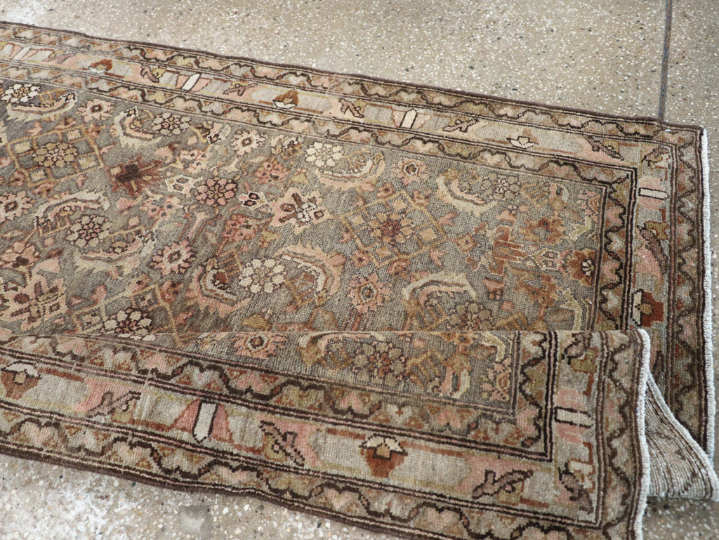 Antique Persian Malayer Runner, No.27601 - Staging