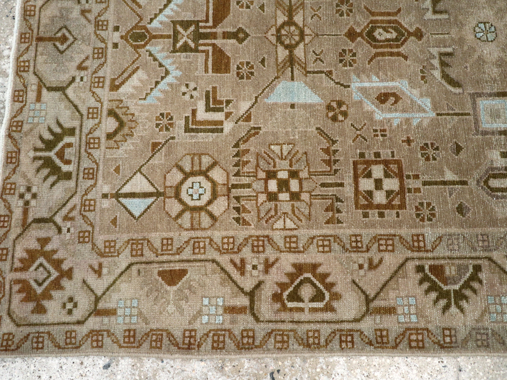 Vintage Persian Malayer Accent Rug, No.27604 - Staging