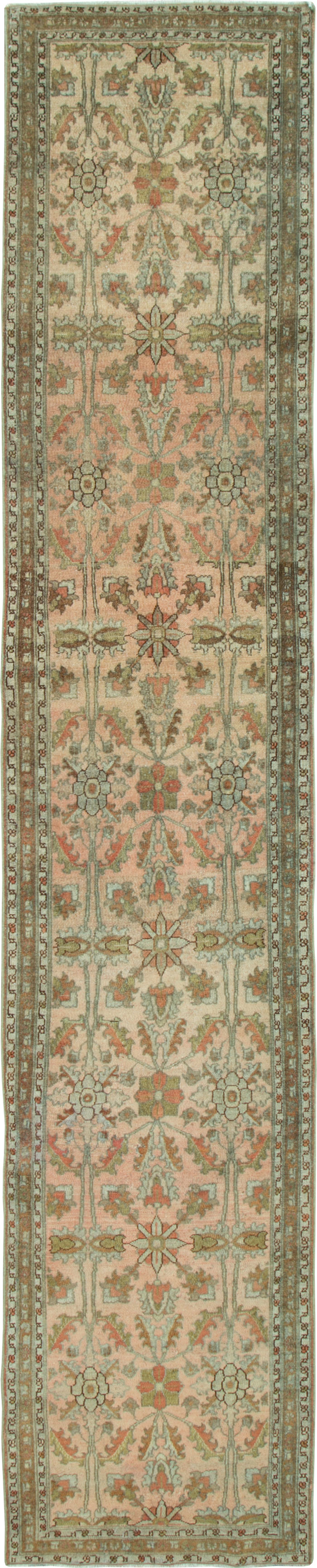 Vintage Persian Malayer Runner, No.27605 - Staging