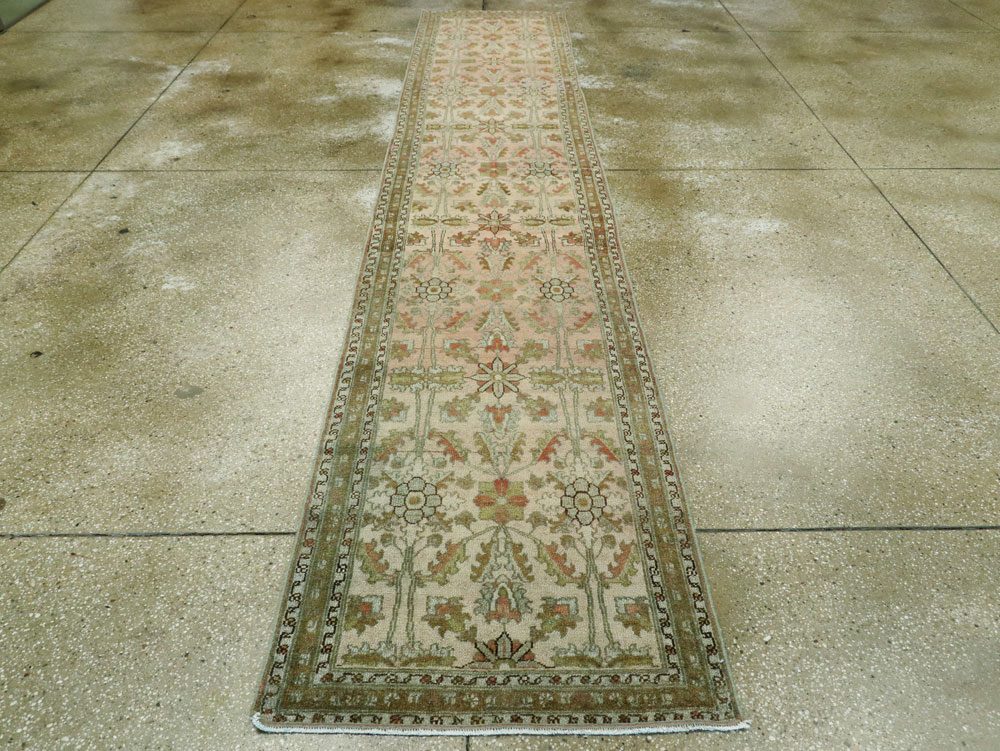 Vintage Persian Malayer Runner, No.27605 - Staging