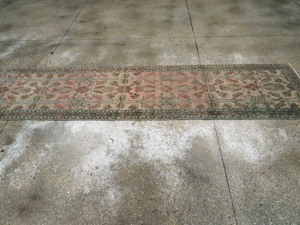 Vintage Persian Malayer Runner, No.27605 - Staging