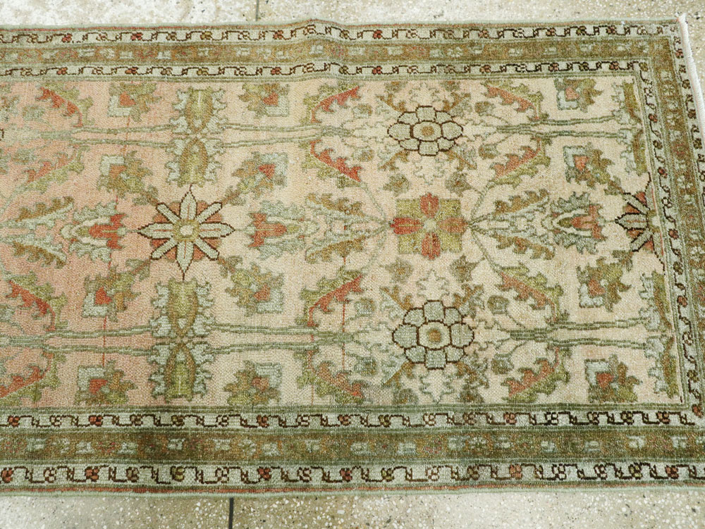 Vintage Persian Malayer Runner, No.27605 - Staging