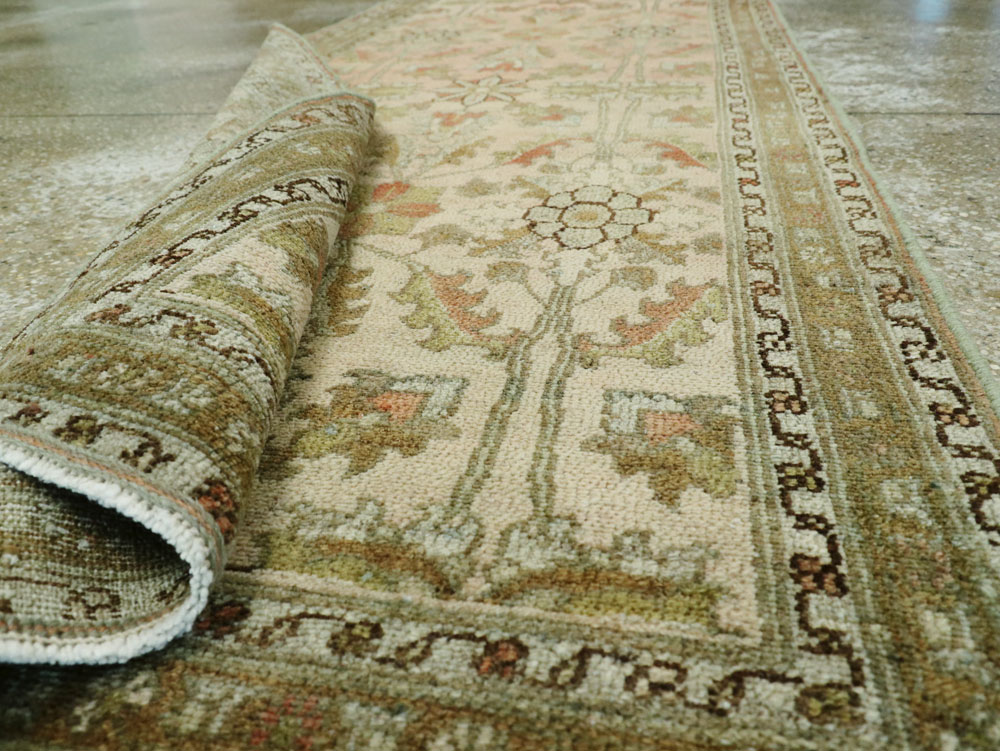 Vintage Persian Malayer Runner, No.27605 - Staging