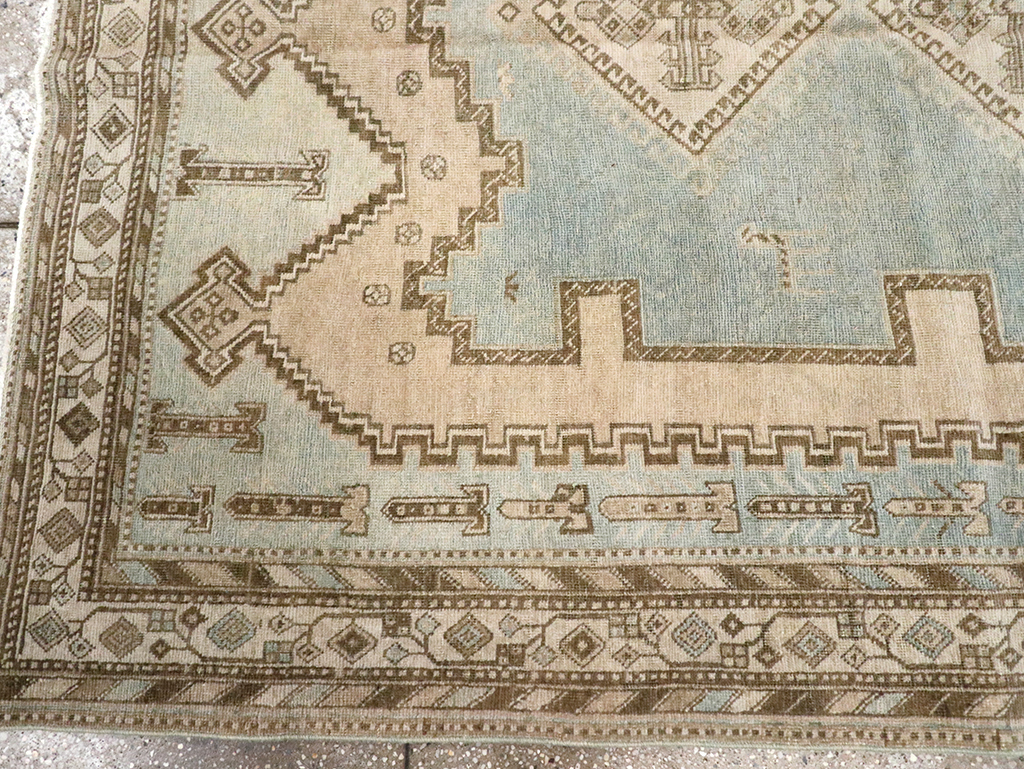 Vintage Persian Afshar Rug, No.27607 - Staging