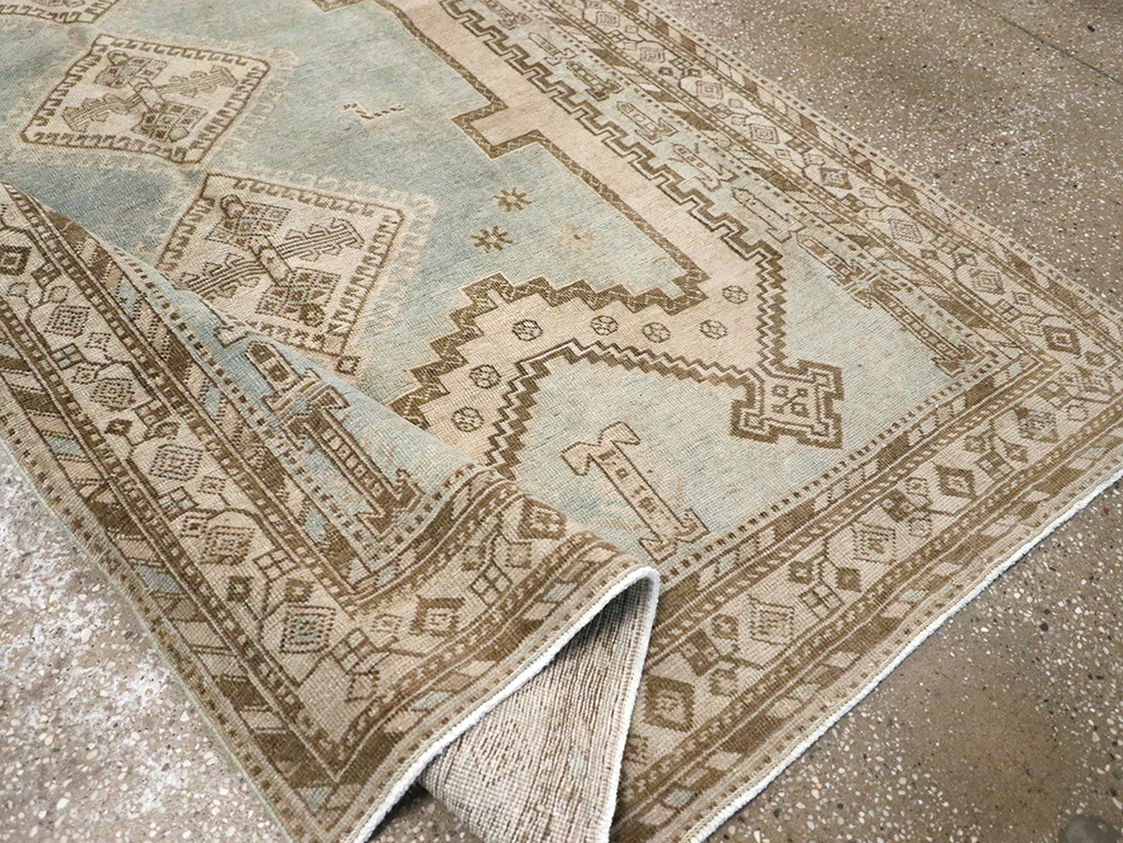 Vintage Persian Afshar Rug, No.27607 - Staging