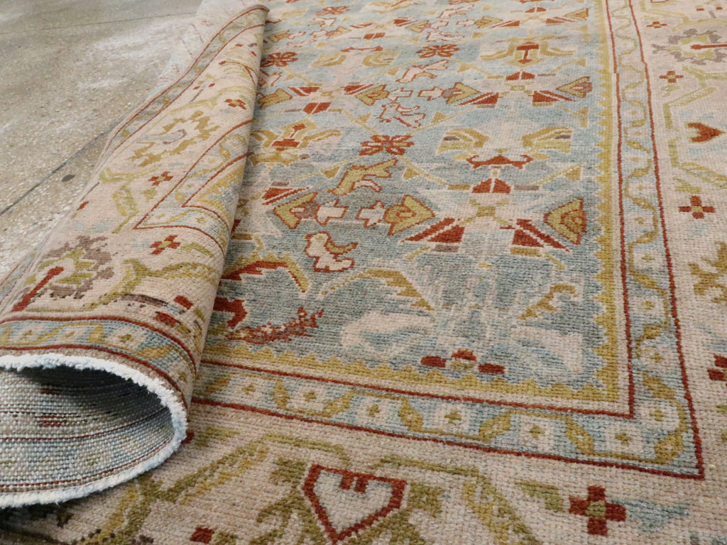 Vintage Persian Malayer Accent Rug, No.27608 - Staging