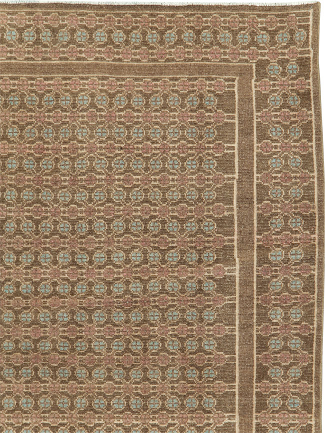 Vintage Persian Malayer Gallery Carpet, No.27613 - Staging